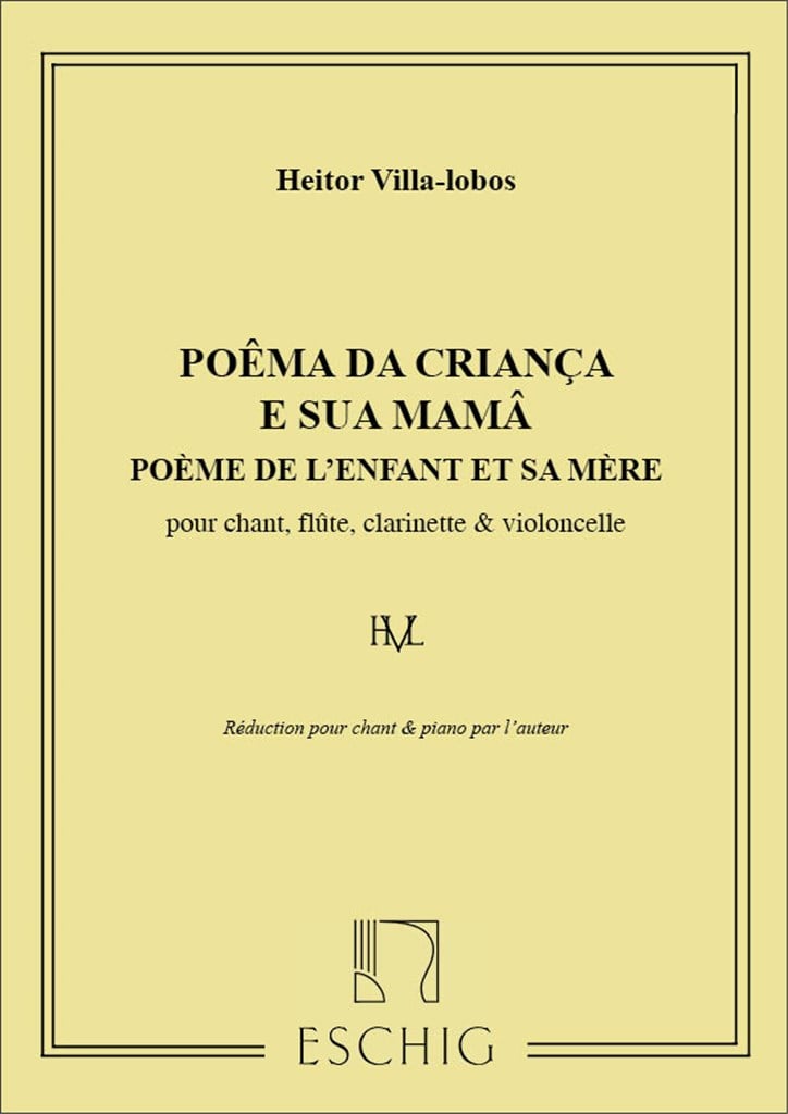 Poema Da Crianca.. Cht-Piano (Enfant Et Sa Mere)